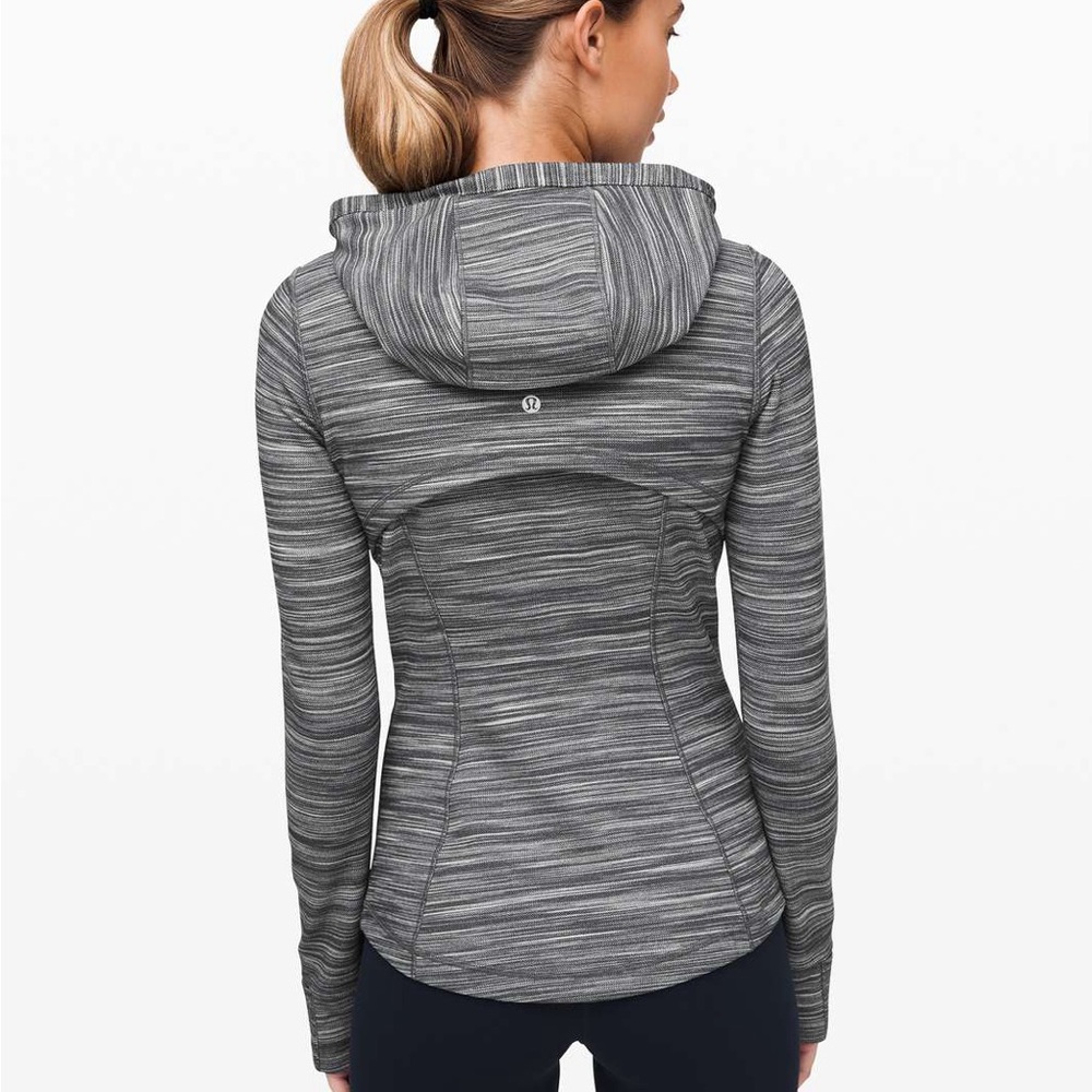 Lululemon Hooded Define Jacket *Nulu Size 6 Heathered Black